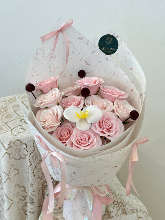 Blush Grace Bloom · 柔粉优雅香皂花束
