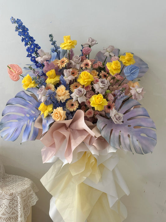 Pastel Bloom Statement · 多巴胺梦幻开业花篮