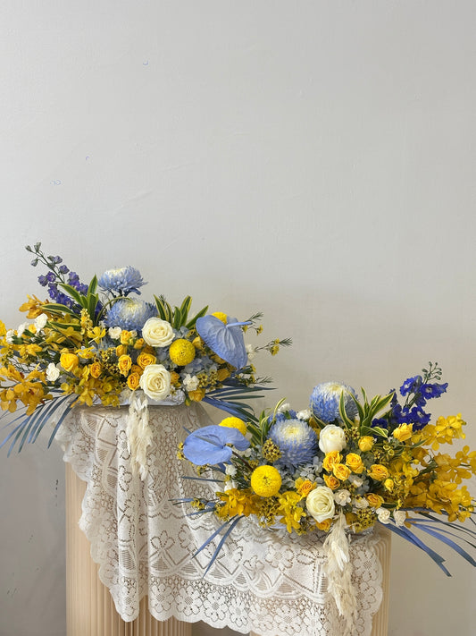 Elegant Table Styling · 高级会议桌花设计