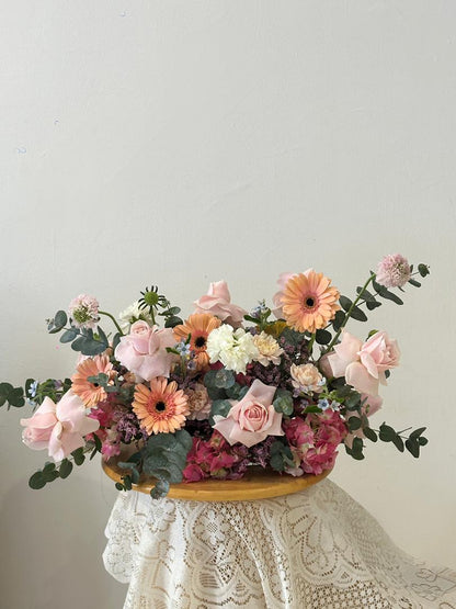 Blush Garden Table Arrangement · 粉韵花园桌花