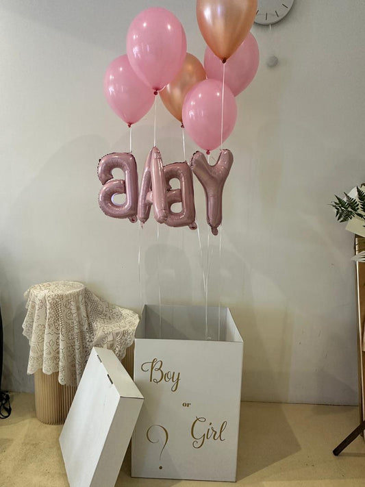 Baby Reveal Balloon Box｜宝宝性别揭晓惊喜盒