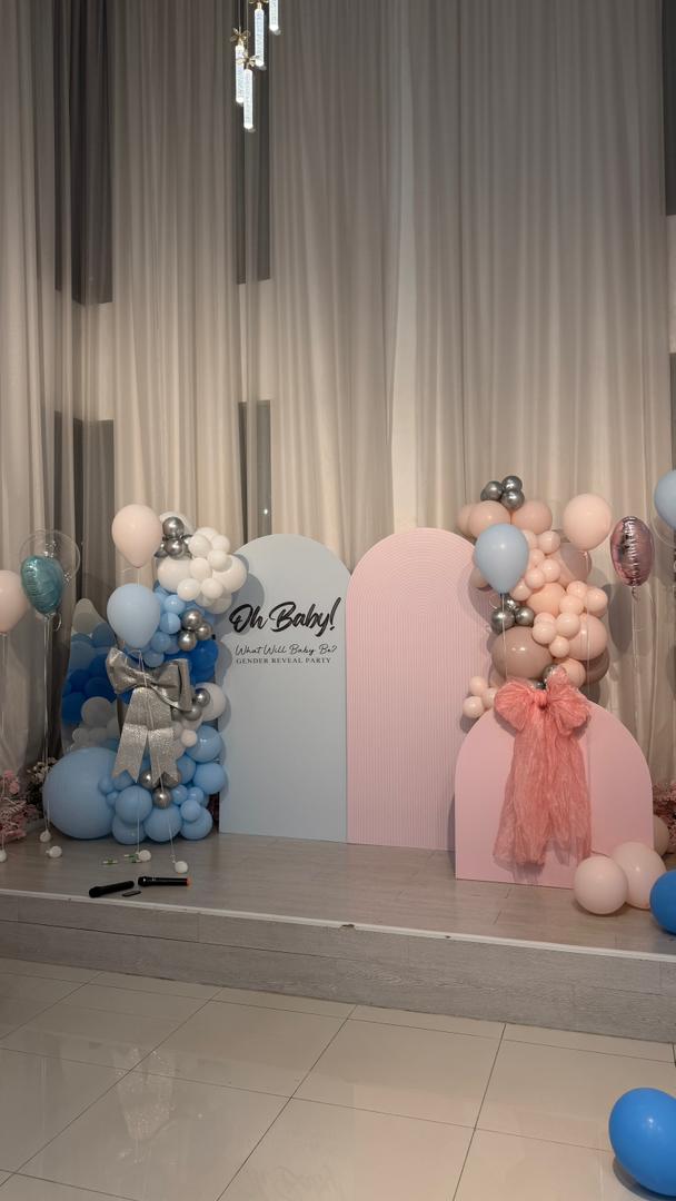 Oh Baby Gender Reveal · 梦幻性别揭晓派对布置