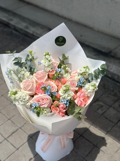 Rosy Cloud Bouquet · 玫瑰云语花束