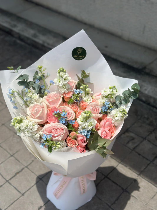 Rosy Cloud Bouquet · 玫瑰云语花束