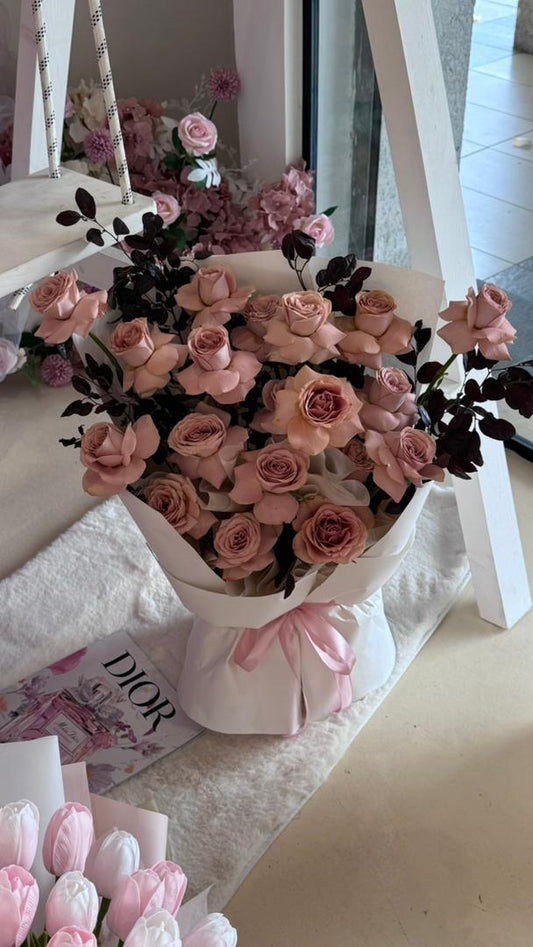 Cocoa Rose Poetry · 可可玫瑰诗意花束