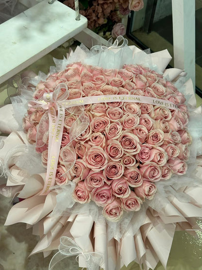 Rosé Infinity · 永恒粉玫花束
