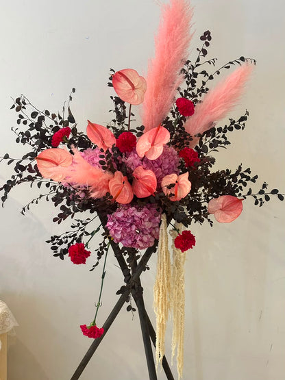Velvet Roselle Majesty · 绯粉华彩开业花牌