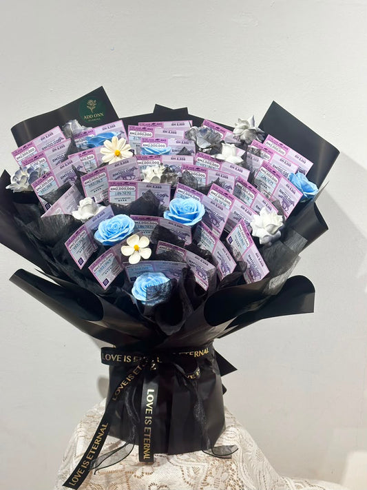 Sapphire Fortune Bloom · 蓝钻财运花礼