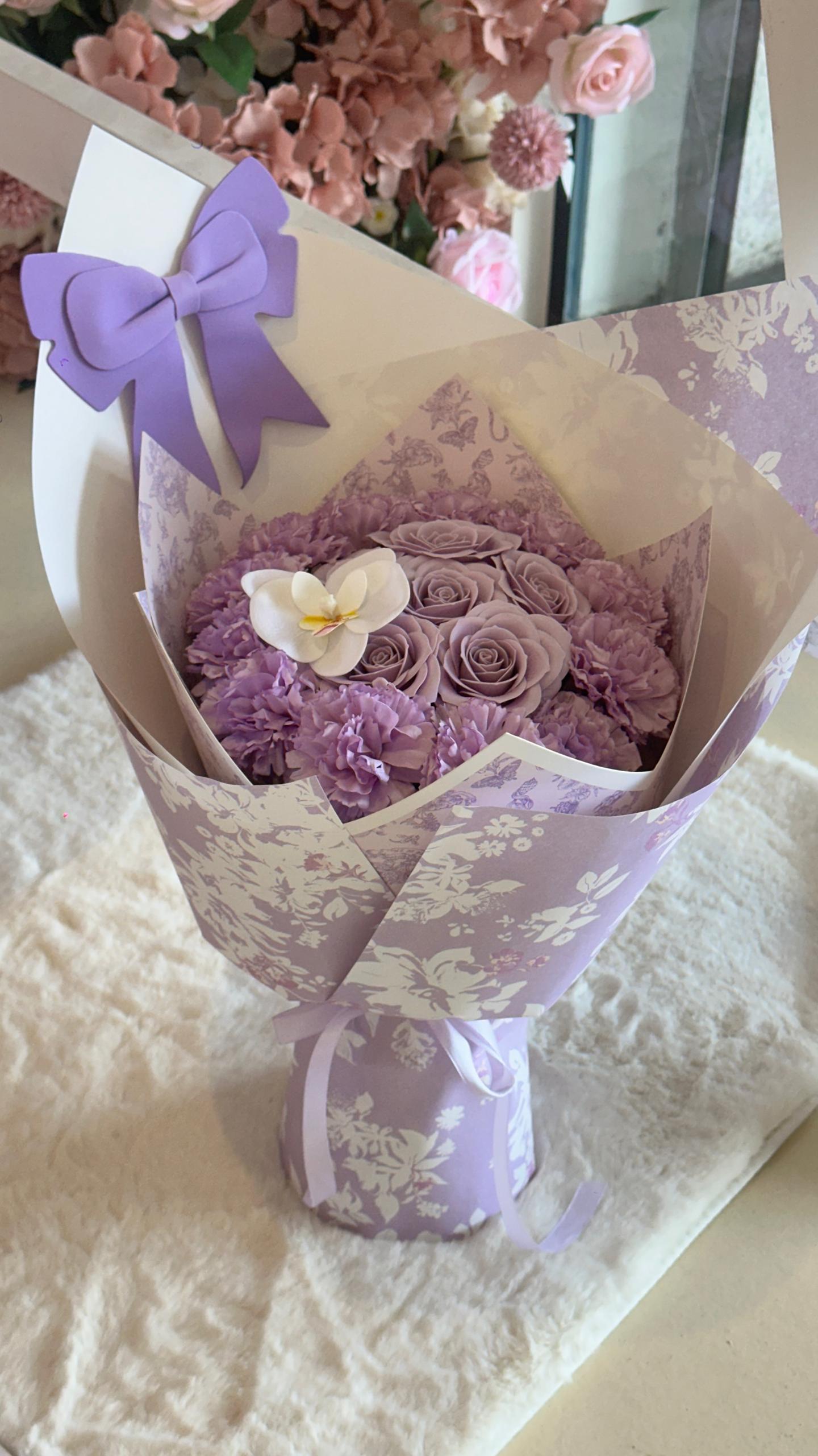 Lavender Dream Melody · 薰衣草梦语香皂花束
