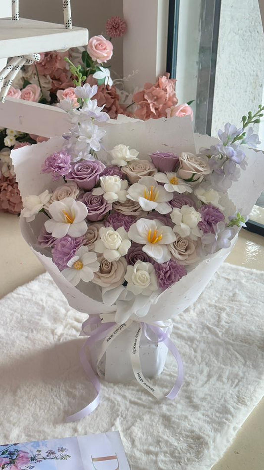Lilac Fairy Garden · 紫梦仙语香皂花束