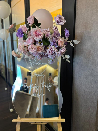 Lavender Dreamscape Birthday Setup · 紫梦花语生日布置