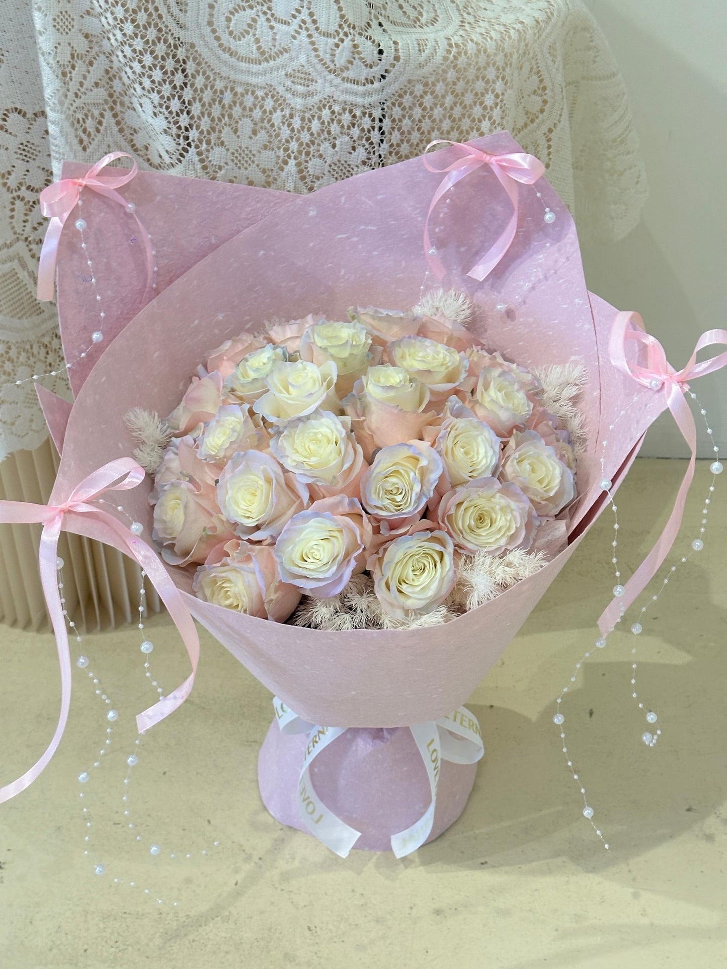 Blushing Love Bouquet｜粉雾之爱花束