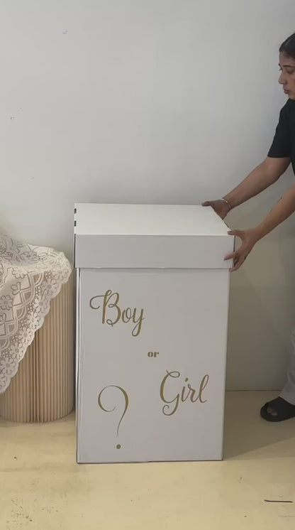 Baby Reveal Balloon Box｜宝宝性别揭晓惊喜盒
