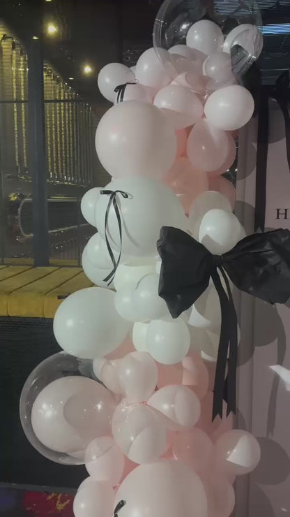 Soft Blush Dream · 粉白生日派对布置