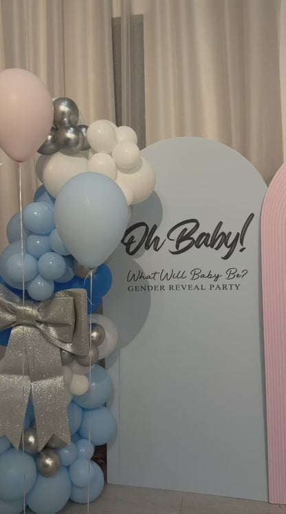 Oh Baby Gender Reveal · 梦幻性别揭晓派对布置