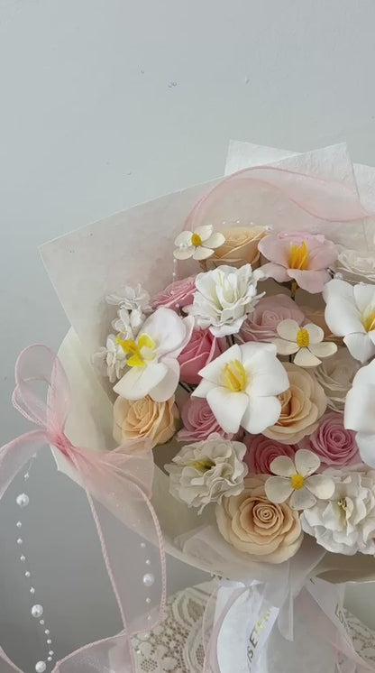 Blush Dream Bloom · 奶油粉梦境香皂花