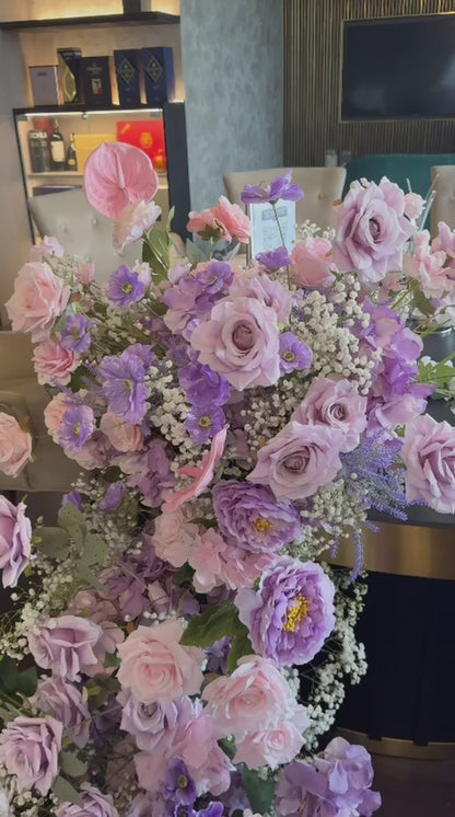 Lavender Dreamscape Birthday Setup · 紫梦花语生日布置