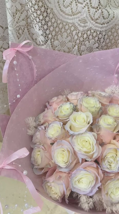 Blushing Love Bouquet｜粉雾之爱花束