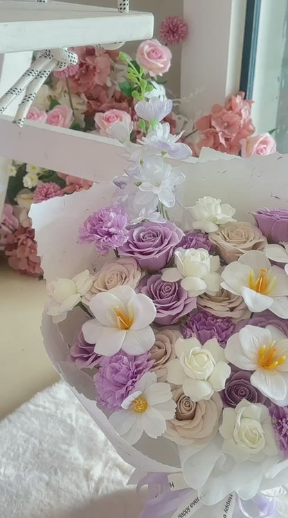 Lilac Fairy Garden · 紫梦仙语香皂花束