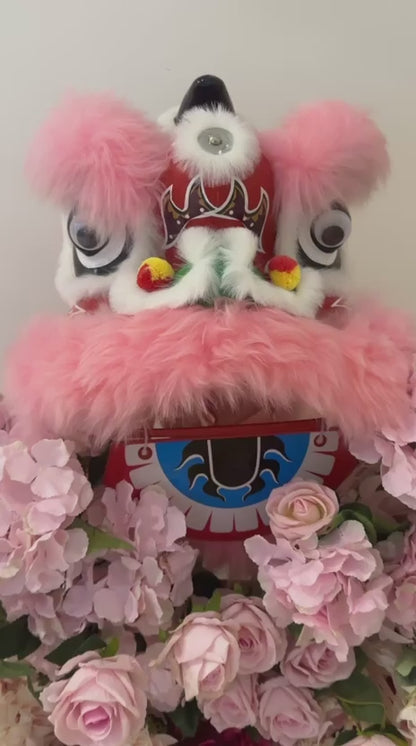 Pink Lion Prosperity Stand｜粉狮开运开业花篮